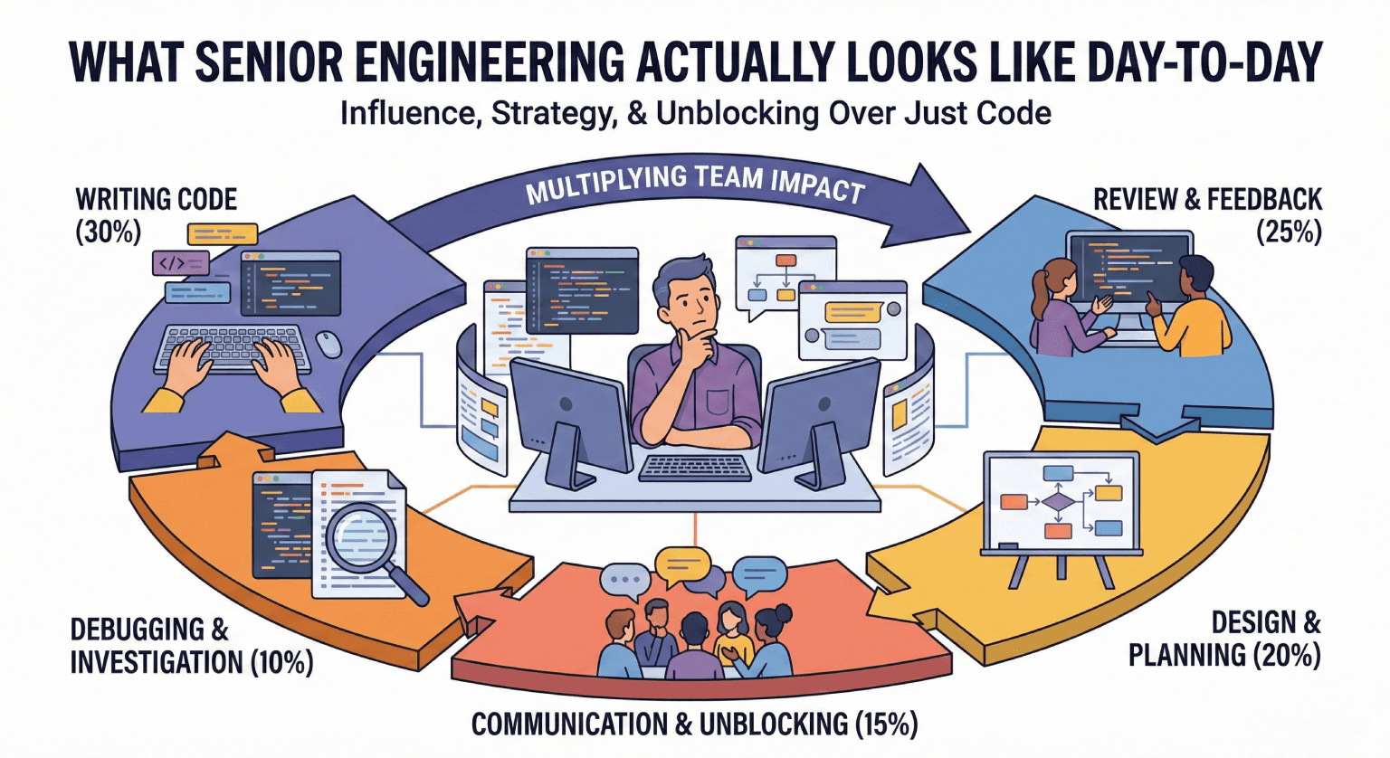 What Senior Engineering Actually Looks Like Day-to-Day